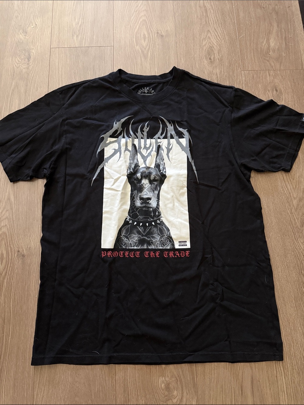 Sullen Mugshot Tee Black Doberman Graphic - Protect The Pack
